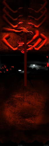 Red Space — red hands